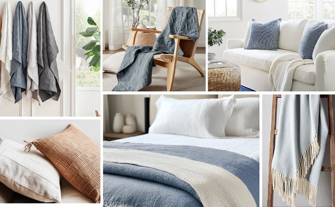 Textural Interior Refinement: Elevating Comfort with the Blanket Throw Knit